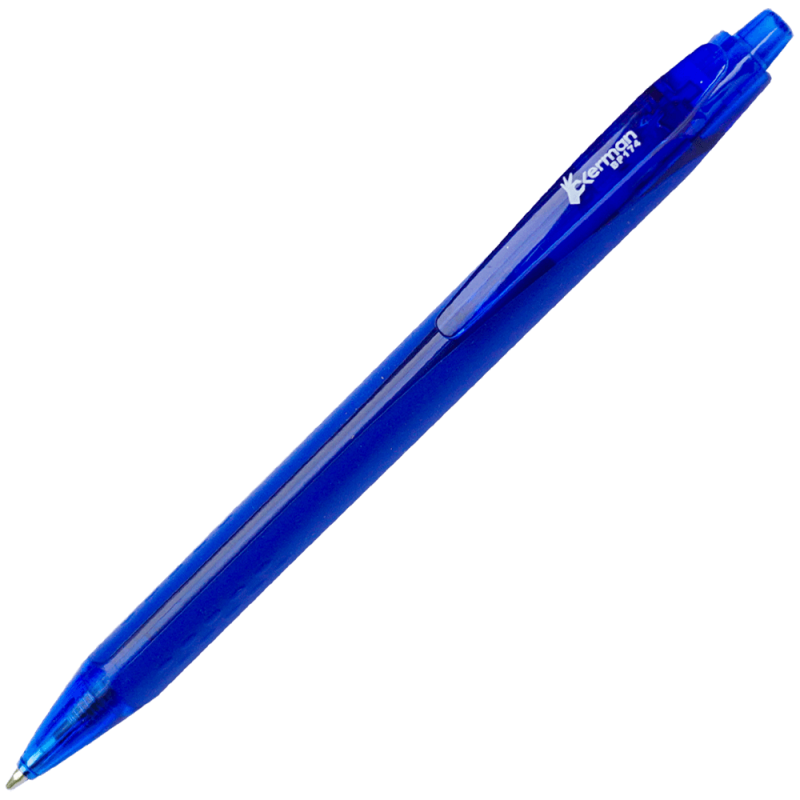 Pix cu mecanism de 1 MM, Okerman BP174, cu mina albastra, corp albastru, din plastic, 14.5 CM